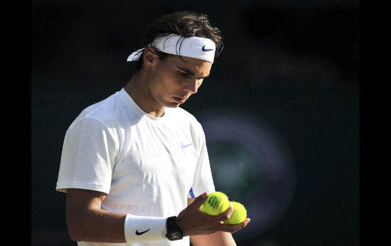 Rafael Nadal en el partido de la semifinal contra Andy Murray  /