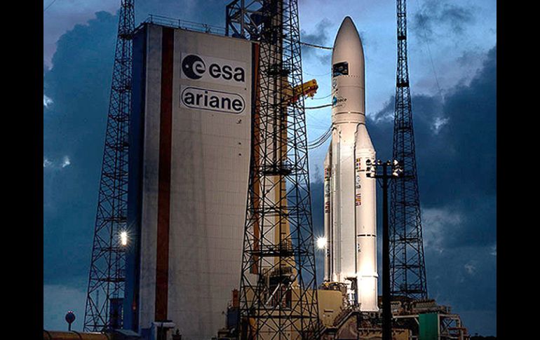 El consorcio aeroespacial, Arianespace, reparará las anomalías técnicas del cohete 'Ariane 5'. AP  /