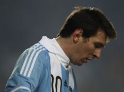 El delantero argentino Lionel Messi durante partido inaugural de Copa América ante Bolivia. AP  /