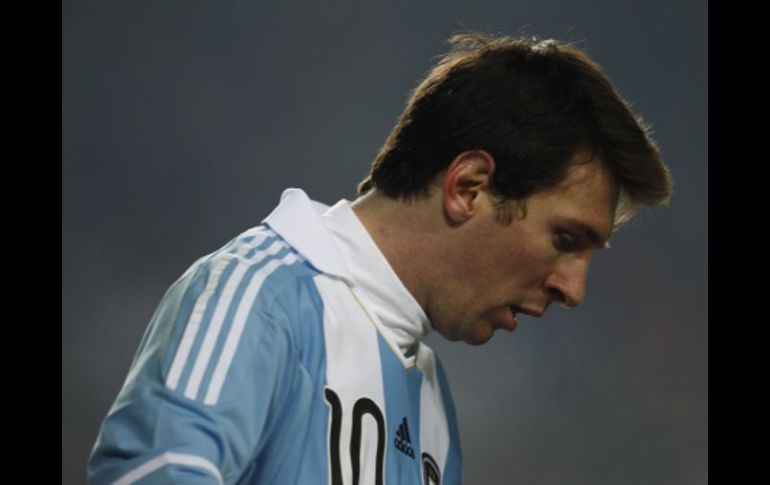 El delantero argentino Lionel Messi durante partido inaugural de Copa América ante Bolivia. AP  /