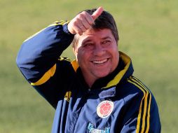 Hernán Darío Gómez se prepara junto con su equipo para nuevos retos en Copa America. EFE  /