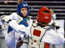 La taekwondoín queretana, Jannet Alegría, fue eliminada por Shu-Chun Yang, de China Taipei. ESPECIAL  /