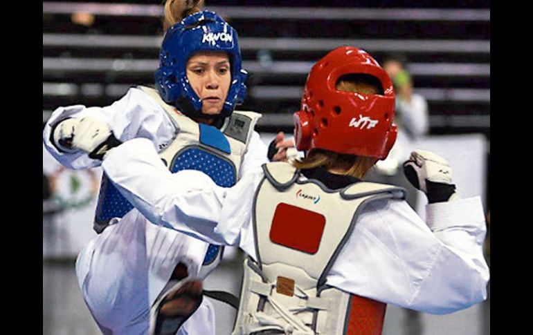 La taekwondoín queretana, Jannet Alegría, fue eliminada por Shu-Chun Yang, de China Taipei. ESPECIAL  /