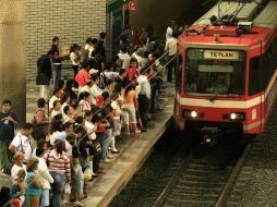 Aspecto de la Línea 2 del Tren Ligero. La tercera ruta tendría 16.5 kilómetros de longitud. A. CAMACHO.  /