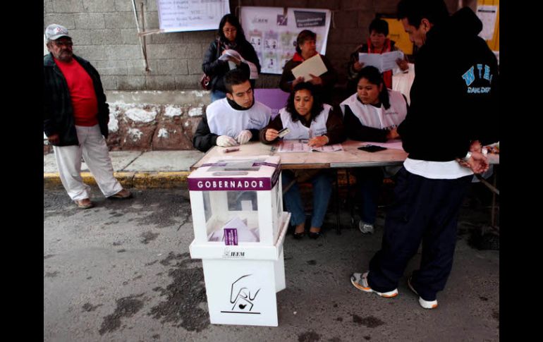 El Estado de México dio inicio a la jornada electoral, donde se elegirá gobernador. EL UNIVERSAL  /