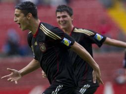 Koray Guenter de Alemania celebrando un gol durante el juego de octavos contra Estados Unidos. MEXSPORT  /