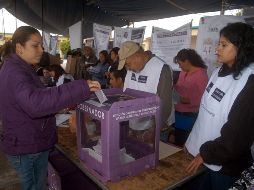 Centros de votación definitivos, funcionan  en la colonia Izcalli Santa Clara, en Ecatepec. NOTIMEX  /