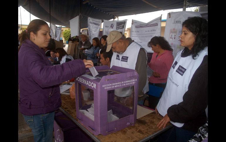 Centros de votación definitivos, funcionan  en la colonia Izcalli Santa Clara, en Ecatepec. NOTIMEX  /