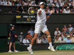 Novak Djokovic, durante final del torneo Wimbledon contra Rafael Nadal. AFP  /