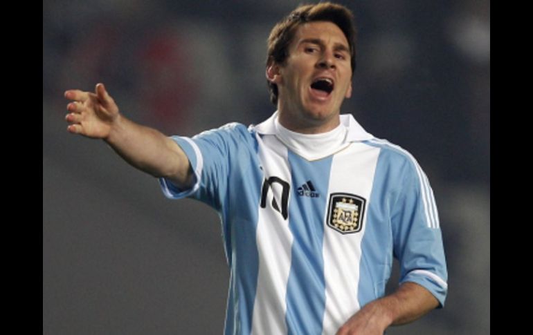 Lionel Messi, durante partido contra Bolivia en La Plata, Argentina. AP  /