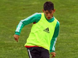 Jorge Espericueta, durante entrenamiento de Mundial Sub-17. MEXSPORT  /