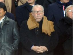 Julio Grondona en el estadio de La Plata, en Buenos Aires. AFP  /