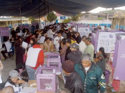 Casillas instaladas para llevar a cabo comicios locales en los estados de México, Coahuila, Nayarit e Hidalgo. NTX  /