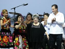 Chachita agradeció las muestras de cariño que recibió en su Estado natal. EL UNIVERSAL  /