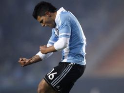 Sergio Agüero durante el partido inaugural de Copa América. REUTERS  /