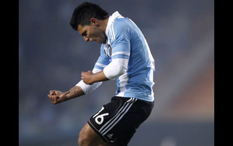 Sergio Agüero durante el partido inaugural de Copa América. REUTERS  /