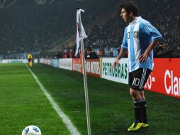 Lionel Messi, jugador de la Selección de Argentina, durante juego de la Copa América. AFP  /