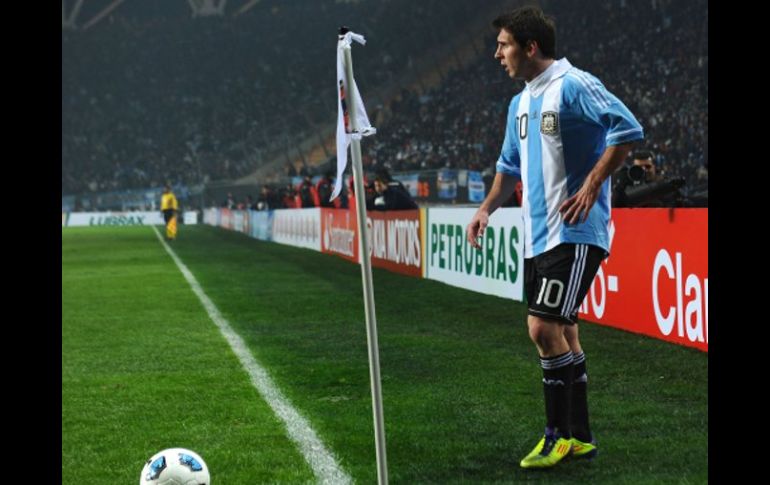 Lionel Messi, jugador de la Selección de Argentina, durante juego de la Copa América. AFP  /