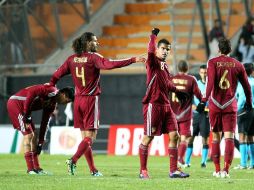 La selección de Venezuela fue multada por volver tarde al terreno de juego en partido ante Brasil. MEXSPORT  /