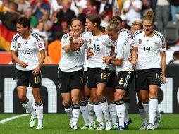 Jugadoras de la Selección Femenil de Alemania, durante partido del Mundial. MEXSPORT  /