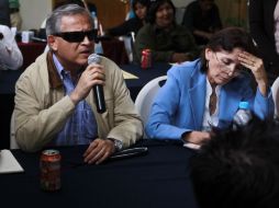 Una veintena de representantes de organizaciones civiles se reunió ayer con el secretario Diego Monraz. A. GARCÍA  /