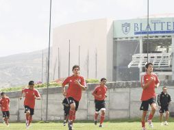 El Tricolor Sub-17 realizó trabajo regenerativo por la mañana en Pachuca, para posteriormente viajar a Torreón. MEXSPORT  /