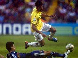 Emerson durante el juego contra Japón en cuartos. MEXSPORT  /