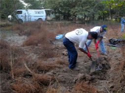 Presuntos responsables por el hallazgo de múltiples fosas clandestinas en San Fernando, Tamaulipas. ARCHIVO  /