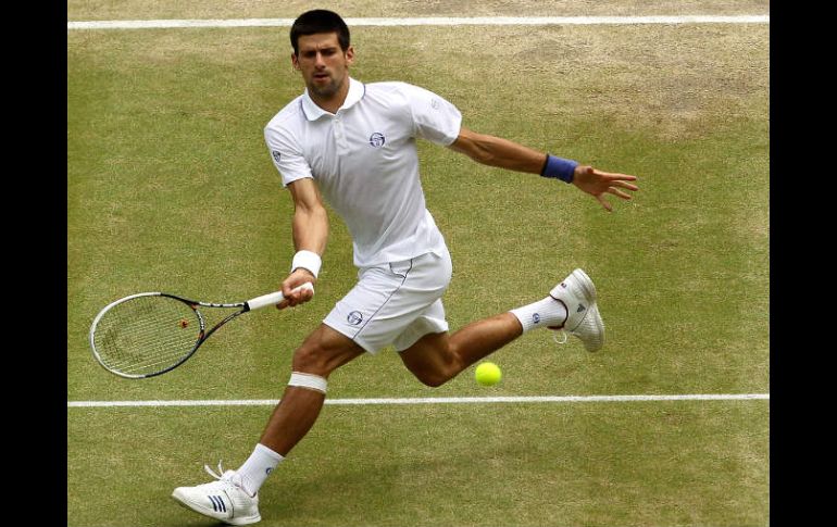 Djokovic en la final en Wimbledon donde fue ganador. AFP  /