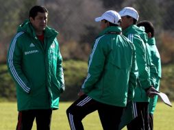 La Selección mexicana tiene previsto partir esta tarde hacia Mendoza. EFE  /