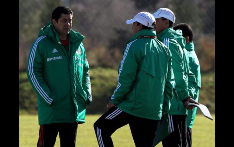 La Selección mexicana tiene previsto partir esta tarde hacia Mendoza. EFE  /