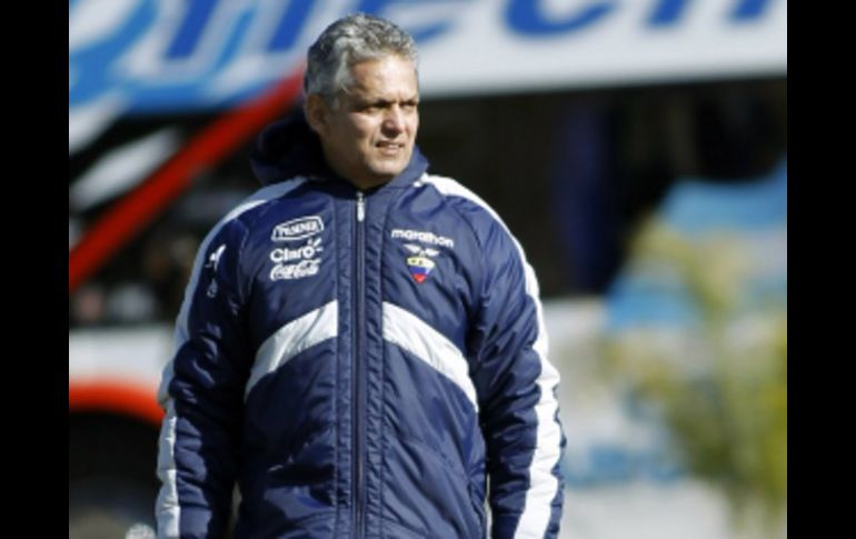 Reinaldo Rueda, seleccionador de Ecuador, durante entrenamiento para Copa América en Argentina. REUTERS  /