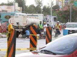 Aristóteles Sandoval no reconoce el 10 de septiembre como plazo para terminar con las obras de pavimentación. A. CAMACHO  /