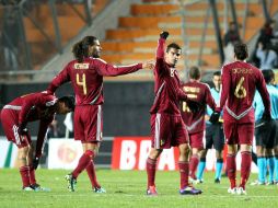 Durante juego  contra Brasil en Copa América 2011. MEXSPORT  /