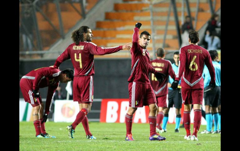 Durante juego  contra Brasil en Copa América 2011. MEXSPORT  /