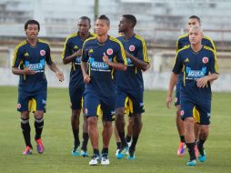 Jugadores de la Selección de Colombia, durante sesión de entrenamiento en Santa Fé, Argentina. EFE  /