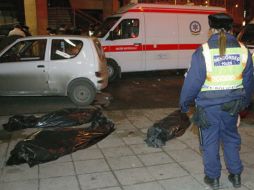 Una de las cabezas se encontraba sobre el cofre. ARCHIVO  /