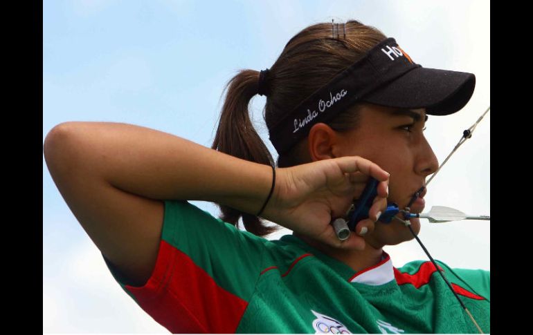 La tapatía Linda Ochoa obtuvo junto con sus compañeras el cuarto puesto en el Campeonato Mundial. MEXSPORT  /