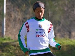 El seleccionado mexicano, Giovani dos Santos, durante sesión de entrenamiento para Copa América en Argentina. MEXSPORT  /