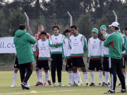 Jugadores de la Selección mexicana, durante entrenamiento para Copa América en Argentina. REUTERS  /