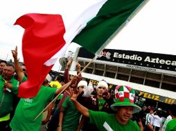 El ambiente festivo se dio desde antes de arrancar el partido. MEXSPORT  /