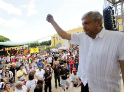 El líder tabasqueño asegura que sólo los mexicanos podrán evitar una manipulación en las próximas elecciones. EL UNIVERSAL  /