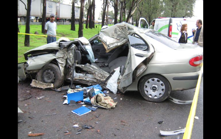 En el primer semestre se registró una disminución en muertes por accidentes de 9% respecto a 2010. ARCHIVO  /