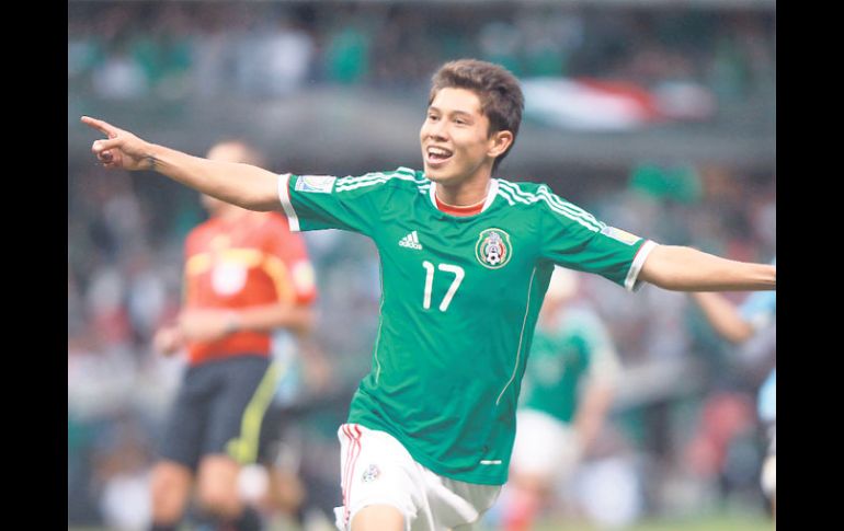 El mediocampista de Chivas, Giovani Casillas, marcó el gol con el que aseguró el título para México. MEXSPORT  /