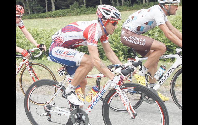 El ciclista ruso Alexandr Kolobnev dio positivo por una sustancia llamada hidroclorotiazida. REUTERS  /