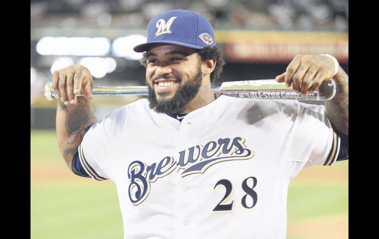 Prince Fielder, de los Cerveceros de Milwaukee, resultó el Jugador Más Valioso. AP  /