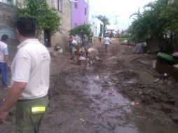 Decenas de casas en La Martinica registraron la entrada de agua de lluvia. L. Navarro  /