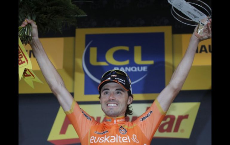 El ciclista, Samuel Sánchez, ganó la duodécima etapa del Tour de Francia. AP  /