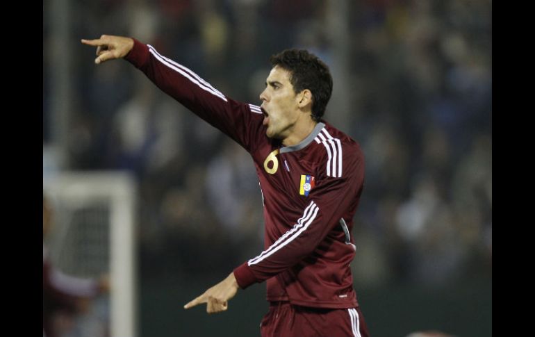 Chichero celebrando el gol de último minuto de su equipo el pasado 13 de Julio. AP  /