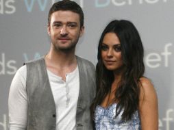 Justin y Mila interpretan a Dylan y Jamie, respectivamente, en la cinta Friends with benefits. AP  /